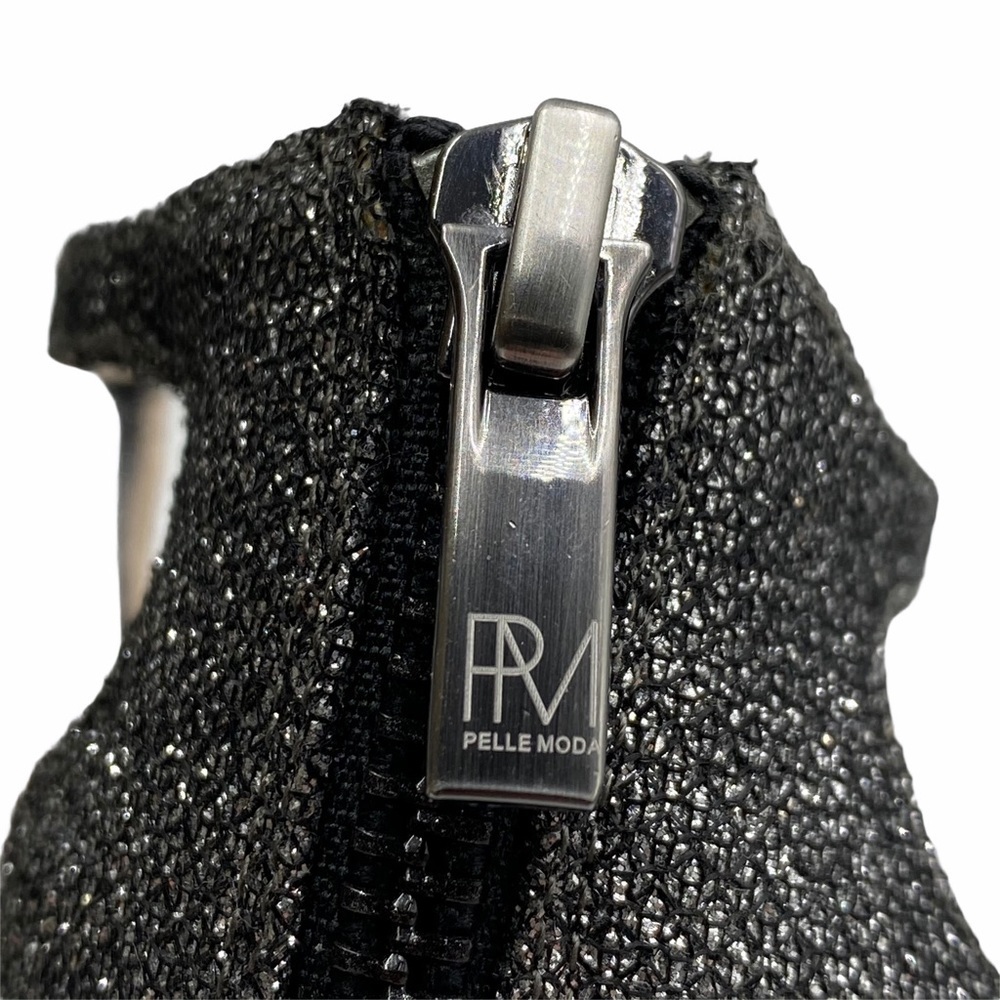 PELLE MODA Silver Sparkle Stilleto Sandal 7.5 - Picture 6 of 9